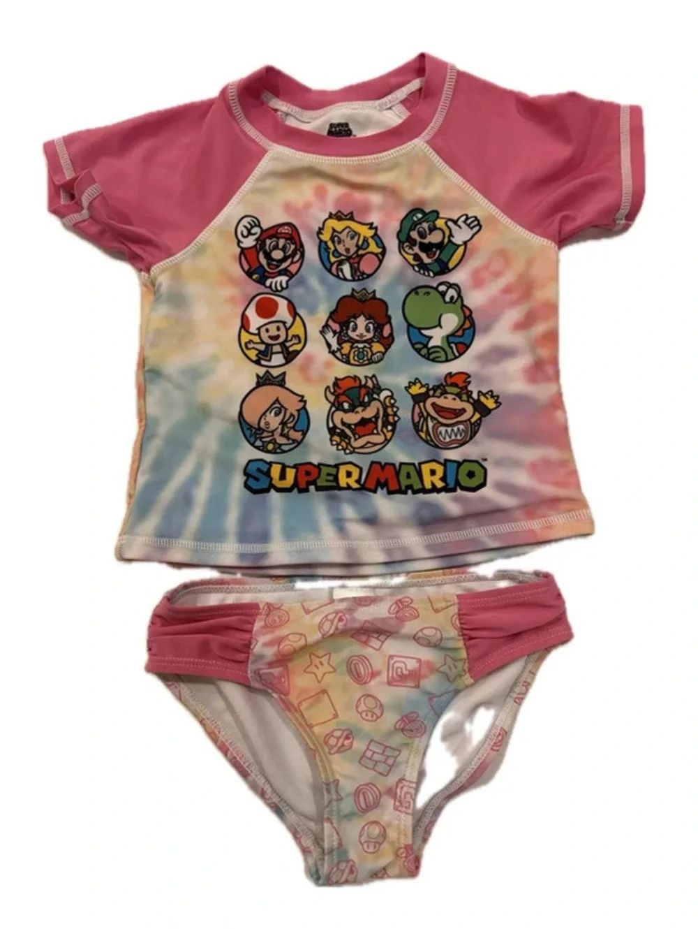 Super Mario Swim Set Size 4T